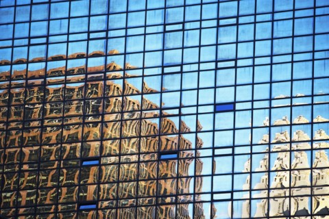 USA, New York City, skyscraper facade. Photo : fotog
