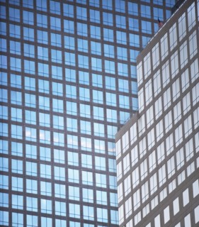 USA, New York City, skyscraper facade. Photo : fotog