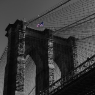 USA, New York, New York City, Brooklyn Bridge.