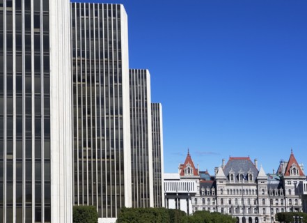 USA, New York, Albany, New York State Capitol. Photo : fotog