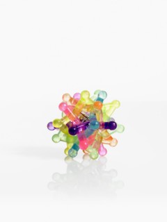 Studio shot of molecular model. Photo : David Arky