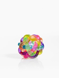Studio shot of molecular model. Photo : David Arky