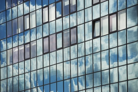 USA, New York City, Manhattan, skyscraper facade. Photo : fotog