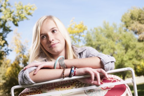 USA, Utah, portrait of teenage girl (16-17). Photo : Tim Pannell