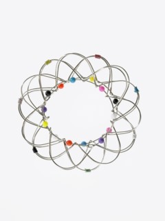 Studio shot of molecular model. Photo : David Arky
