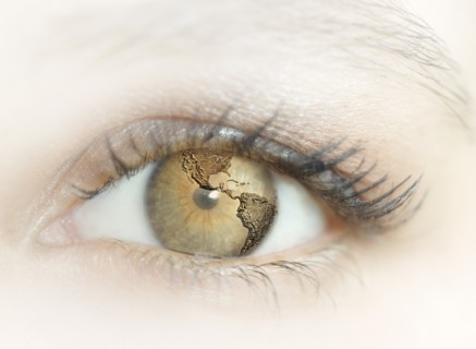 Close-up of female eye.
