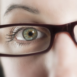 Close-up of female eye.