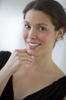 Portrait of young woman.