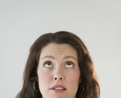 Studio shot of young woman.