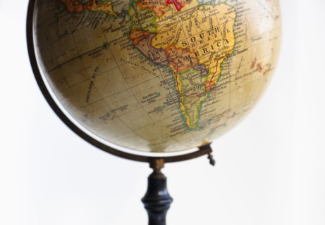 Antique globe.
