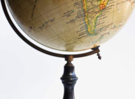 Antique globe.
