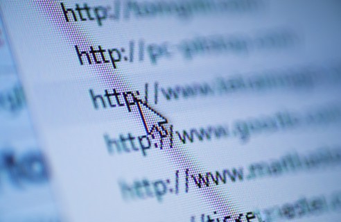 Website displayed on screen.