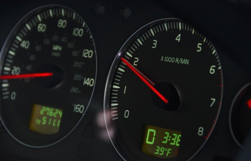 Speed and rpm meters.