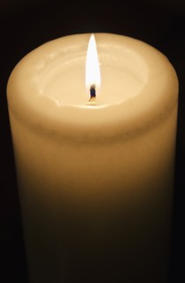 Studio shot of candle.