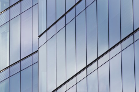 USA, New York City, Office building exterior.