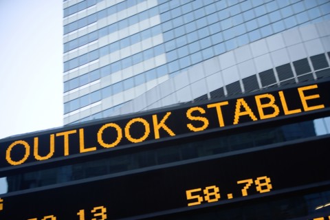 USA, New York State, New York City, Times Square, Stock Quotron, close-up. Photo : fotog