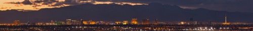 USA, Nevada, Las Vegas skyline. Photo : Gary Weathers