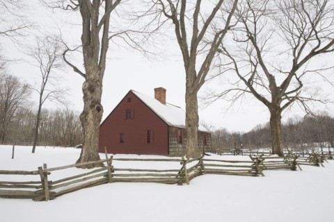 USA, New Jersey, Morristown, Morristown National Historical Park, Jockey Hollow, Tempe Wick House