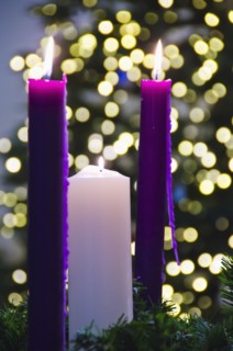 Christmas candles.