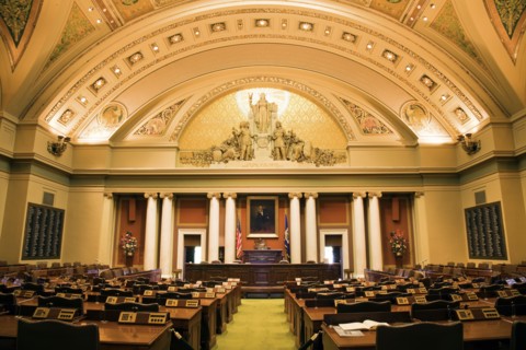 USA, Minneapolis, Minnesota, State Capitol building interior. Photo : Henryk Sadura