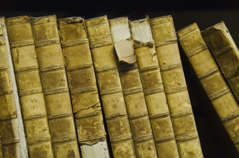 Antique books.