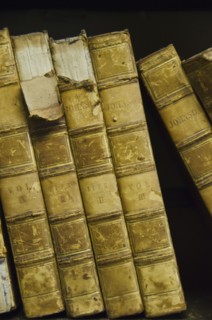 Antique books.