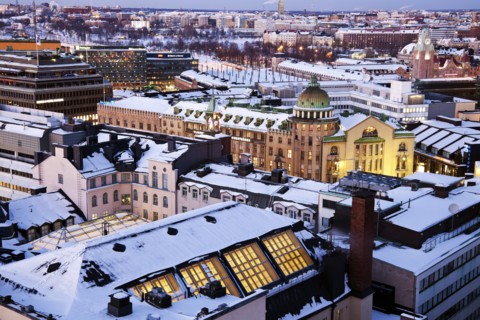 Finland, Helsinki, Winter cityscape. Photo : Henryk Sadura