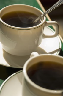 Close up of two coffee cups. Photo : Antonio M. Rosario