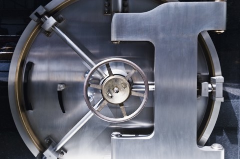 Close up of safe. Photo : Antonio M. Rosario