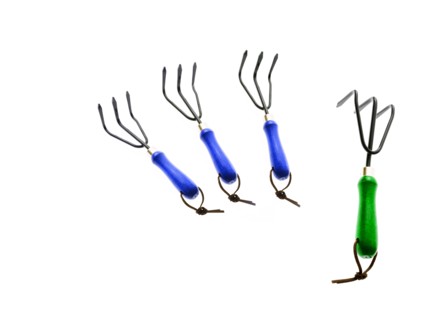Studio shot of gardening fork. Photo : David Arky