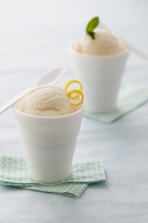 Close up of ice creme sorbets.