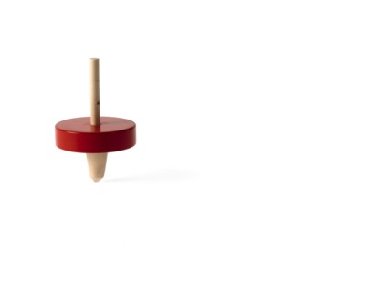 Studio shot of spinning top. Photo : David Arky