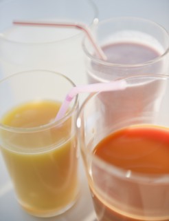 Fresh smoothies and juice. Photo : Jamie Grill Photography