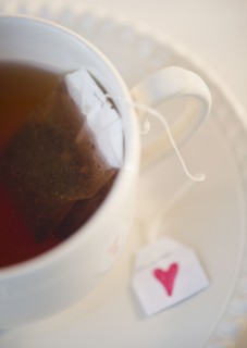 Close-up of teacup. Photo : Jamie Grill Photography