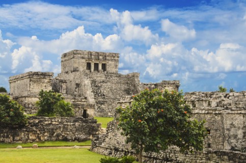 Mexico, Tulum, ancient ruins. Photo : Tetra Images