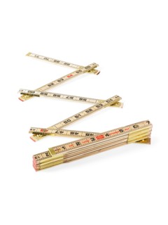 Studio shot of folding ruler. Photo : David Arky