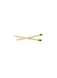 Studio shot of two matches. Photo : David Arky