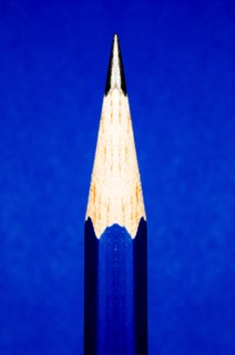 Close-up of pencil. Photo : Antonio M. Rosario
