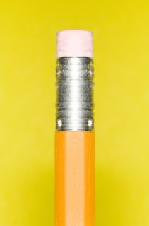 Close-up of pencil with eraser. Photo : Antonio M. Rosario