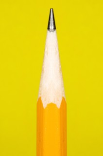 Close-up of pencil. Photo : Antonio M. Rosario