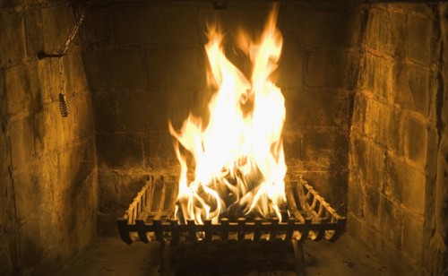 Yonkers, fireplace. Photo: fotog