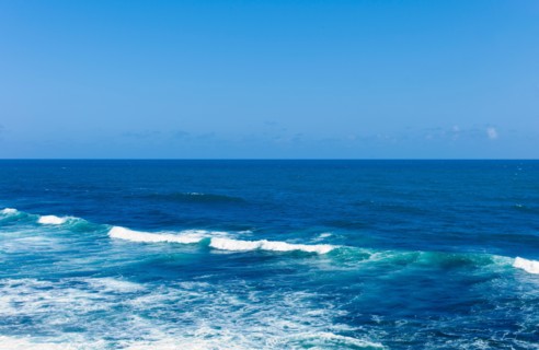 Puerto Rico, Old San Juan, seascape.