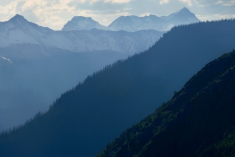 USA, Montana, Glacier National Park, Mountain range. Photo : Noah Clayton