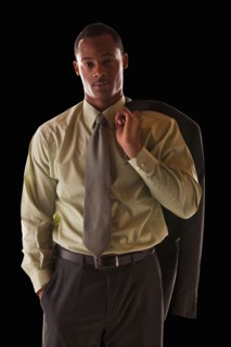 Portrait of confident businessman. Photo : Mike Kemp