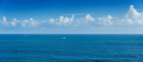 Puerto Rico, Old San Juan, seascape.