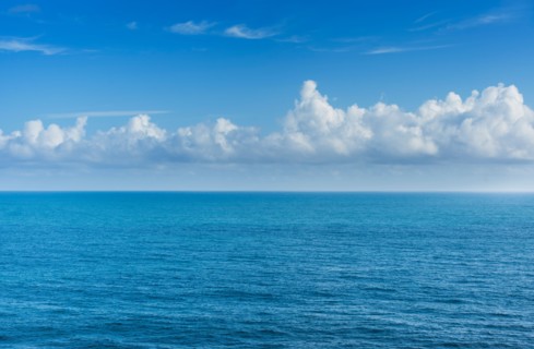 Puerto Rico, Old San Juan, seascape.