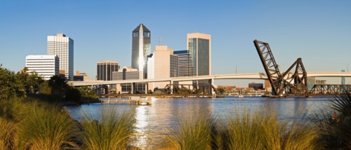USA, Florida, Jacksonville, City skyline. Photo : Henryk Sadura