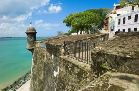 Puerto Rico, Old San Juan, El Morro Fortress.