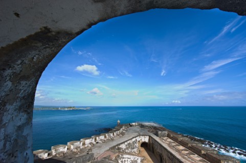 Puerto Rico, Old San Juan, Morro Castle .