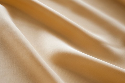 Cream colored silk.